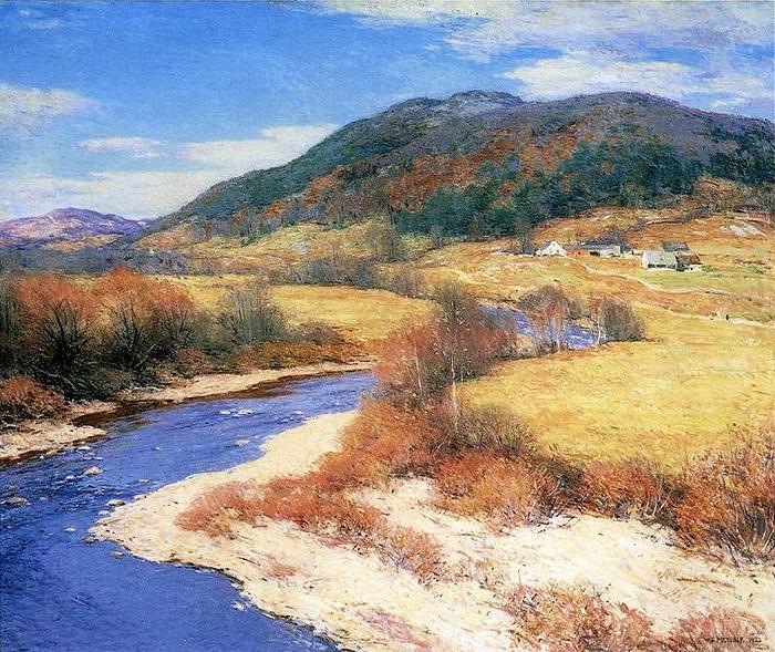 Willard Metcalf Vermont oil painting picture